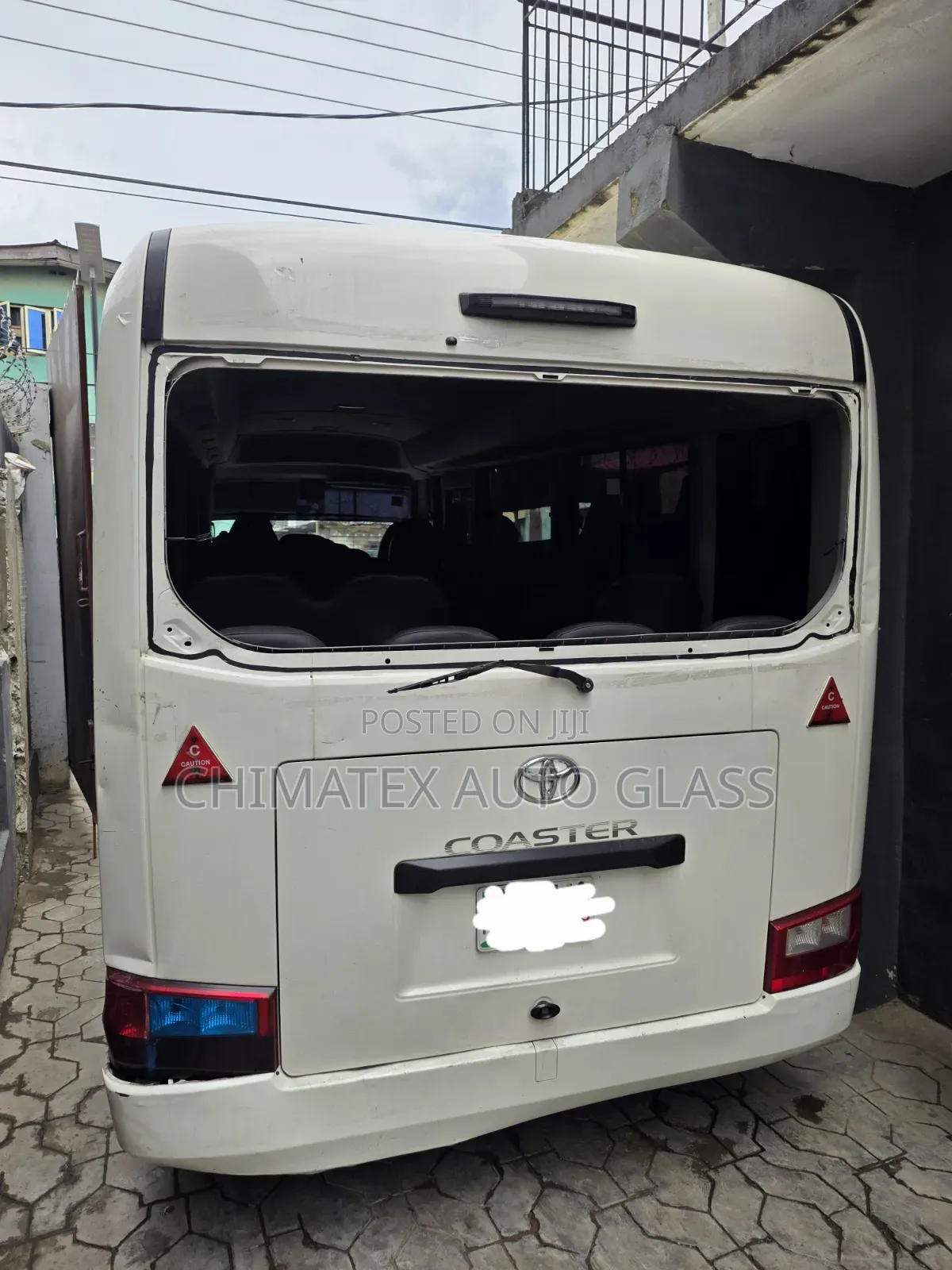 Toyota Coaster 2019 Back Windscreen Glass Available & Installed