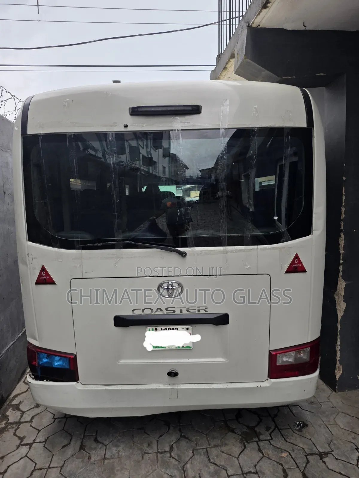 Toyota Coaster 2019 Back Windscreen Glass Available & Installed
