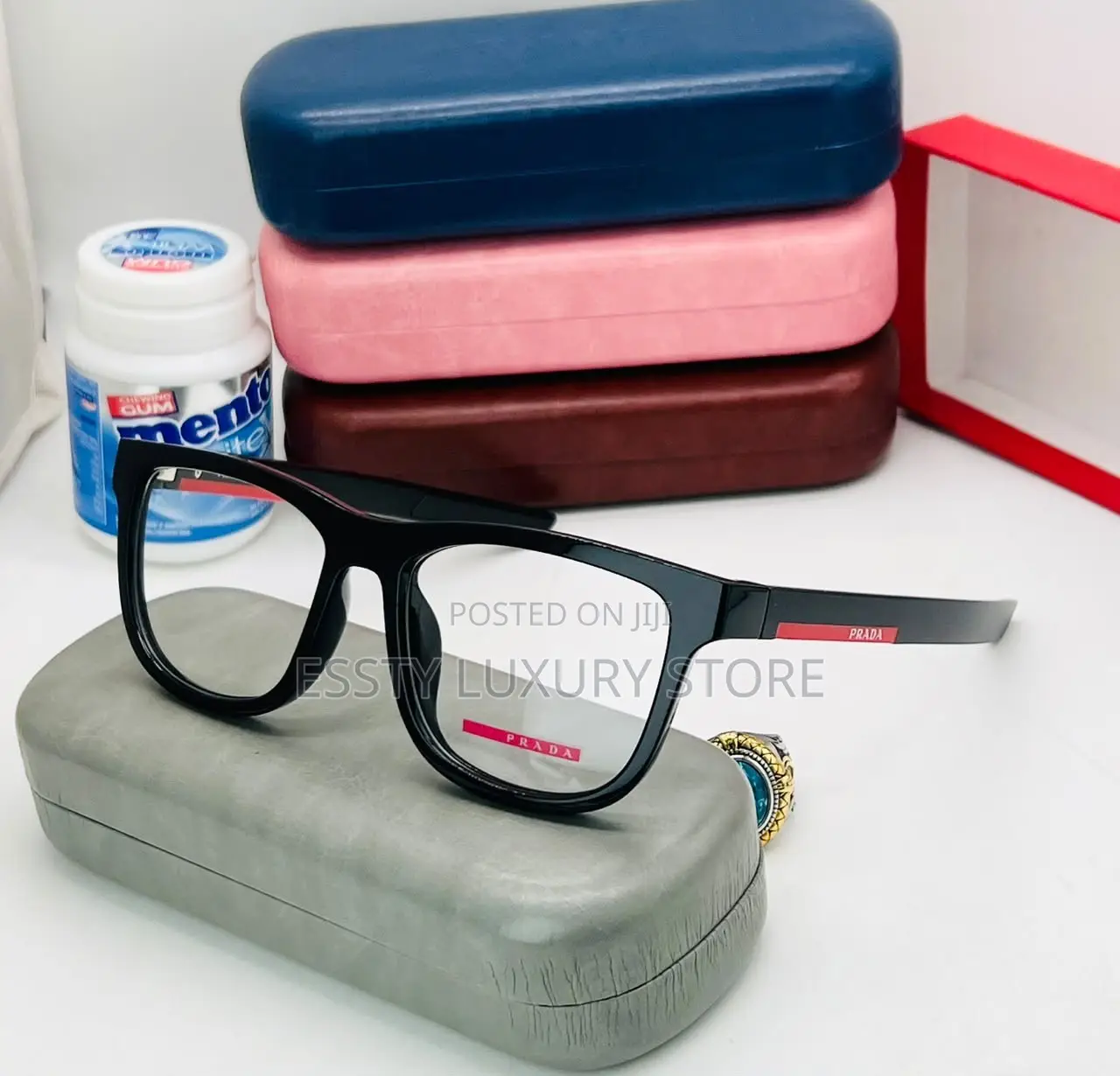 High Quality Luxury Prada Men Glasses