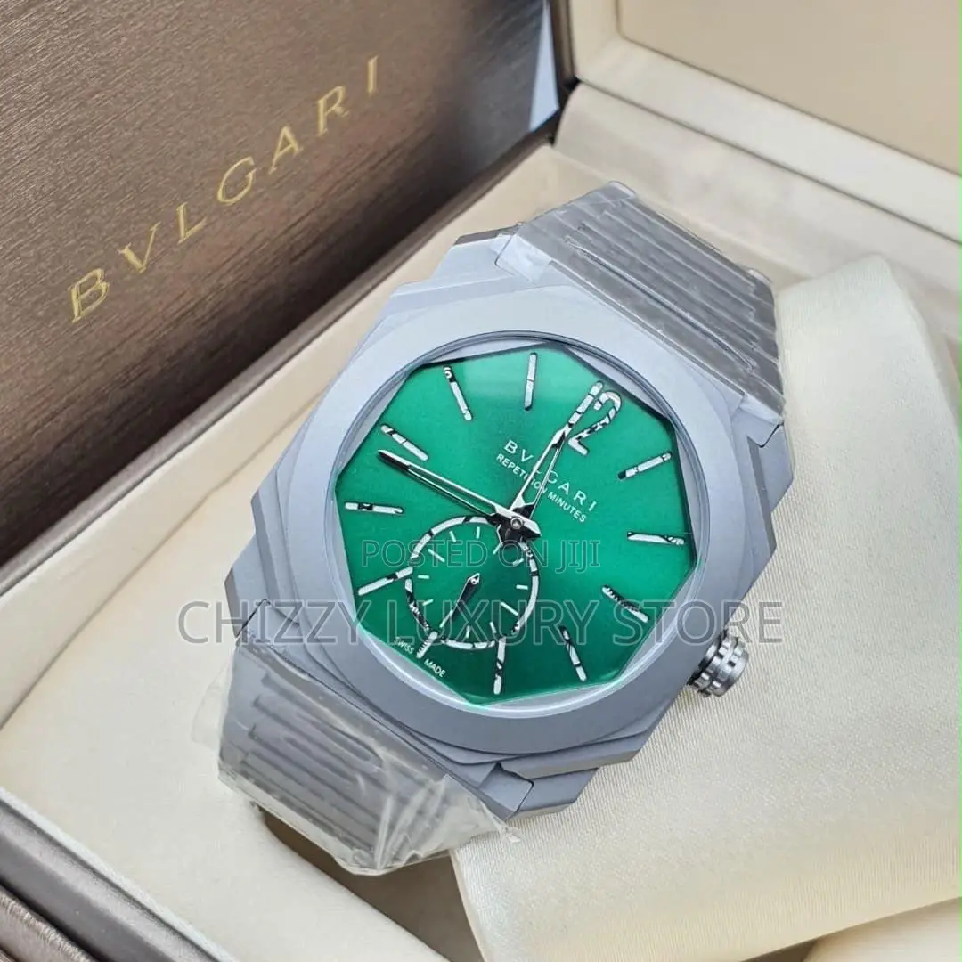 Bvlgari Quality Luxury Men Automatic Engine Wristwatch