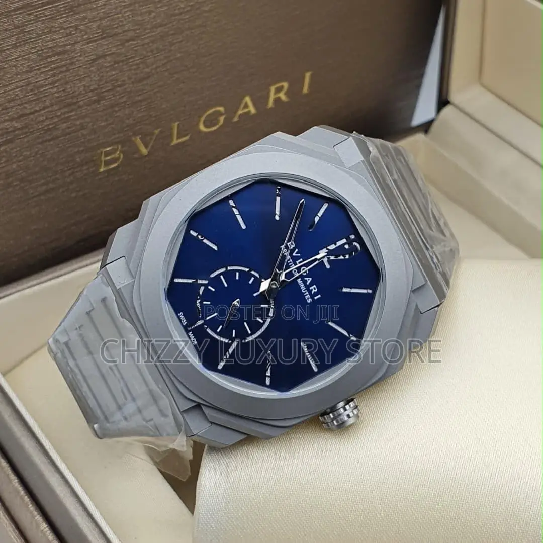 Bvlgari Quality Luxury Men Automatic Engine Wristwatch