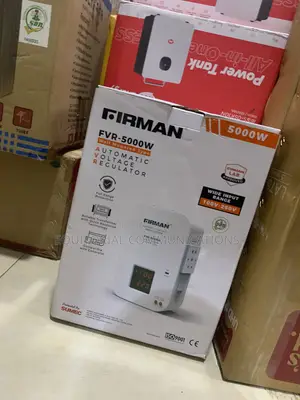 FIRMAN 5000W Wall-Mounted Stabilizer for Managing Voltage Fluctuations