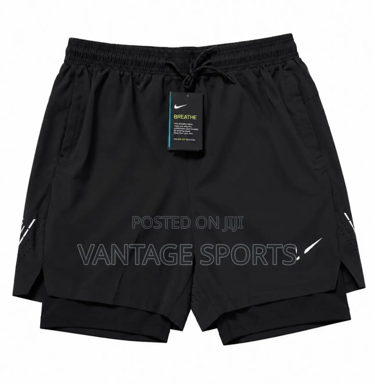 Men’s Gym & Road-Running Shorts With Built-in Inner Tights