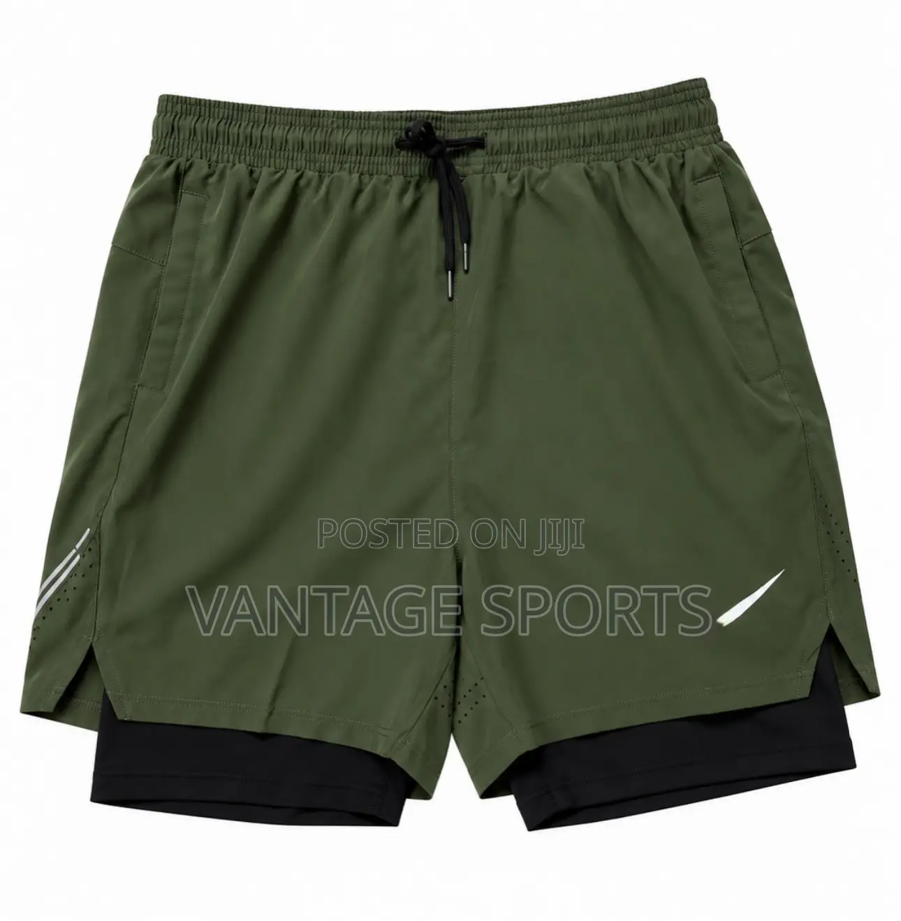 Men’s 2-in-1 Gym & Running Shorts With Built-in Compression Tights