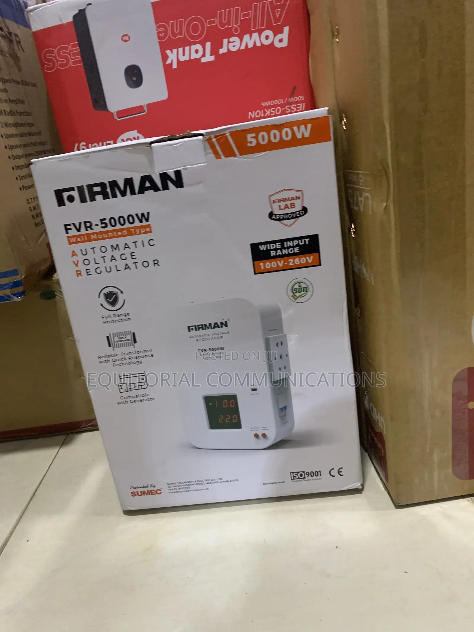 FIRMAN FVR-5000 5000W Stabilizer for Everyday Voltage Regulation
