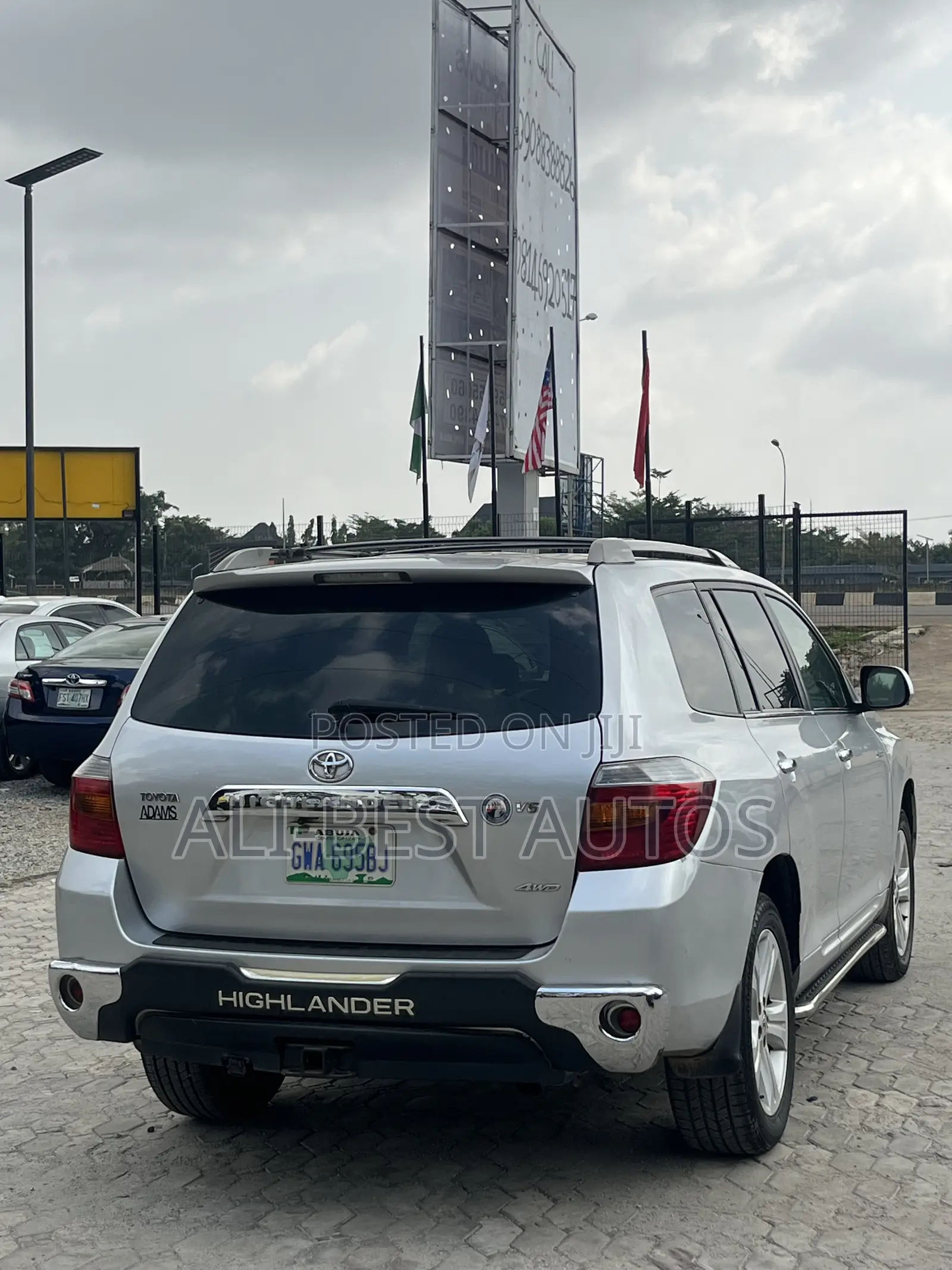 Toyota Highlander 4x4 2008 Silver