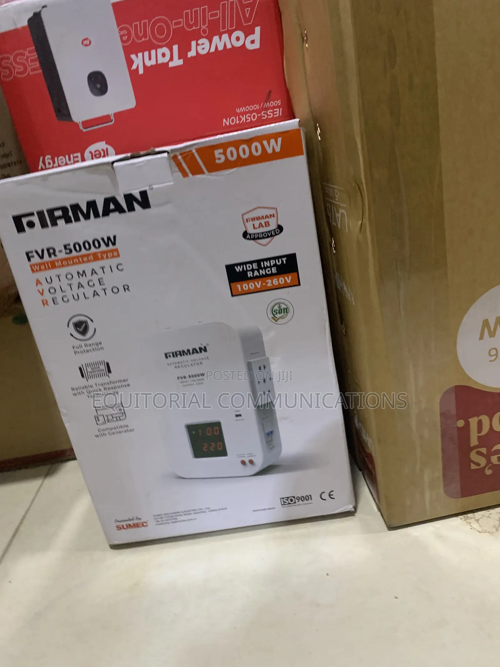 FIRMAN 5000W Voltage Regulator for Residential and Commercial Use