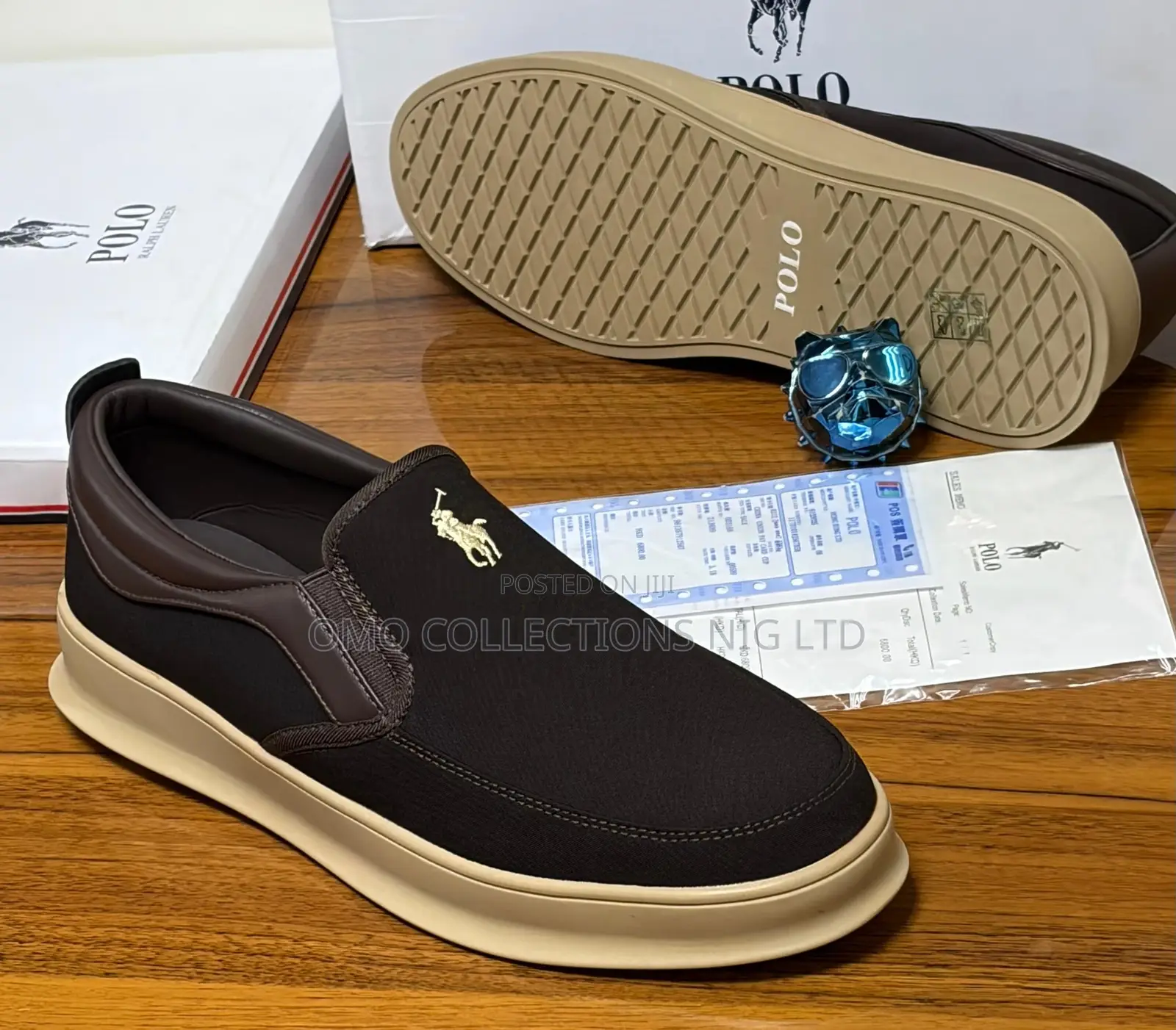 Polo Ralph Lauren Men’s Slip-on Canvas Loafers–size 46-50, Fully Boxed