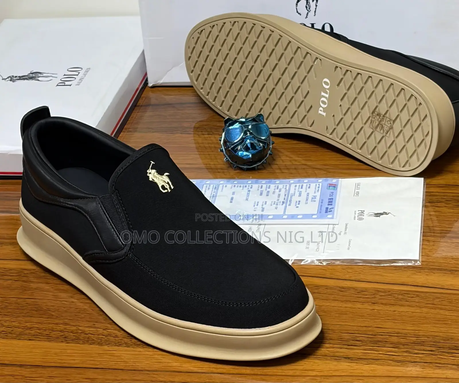 Polo Ralph Lauren Men’s Slip-on Canvas Loafers–size 46-50, Fully Boxed