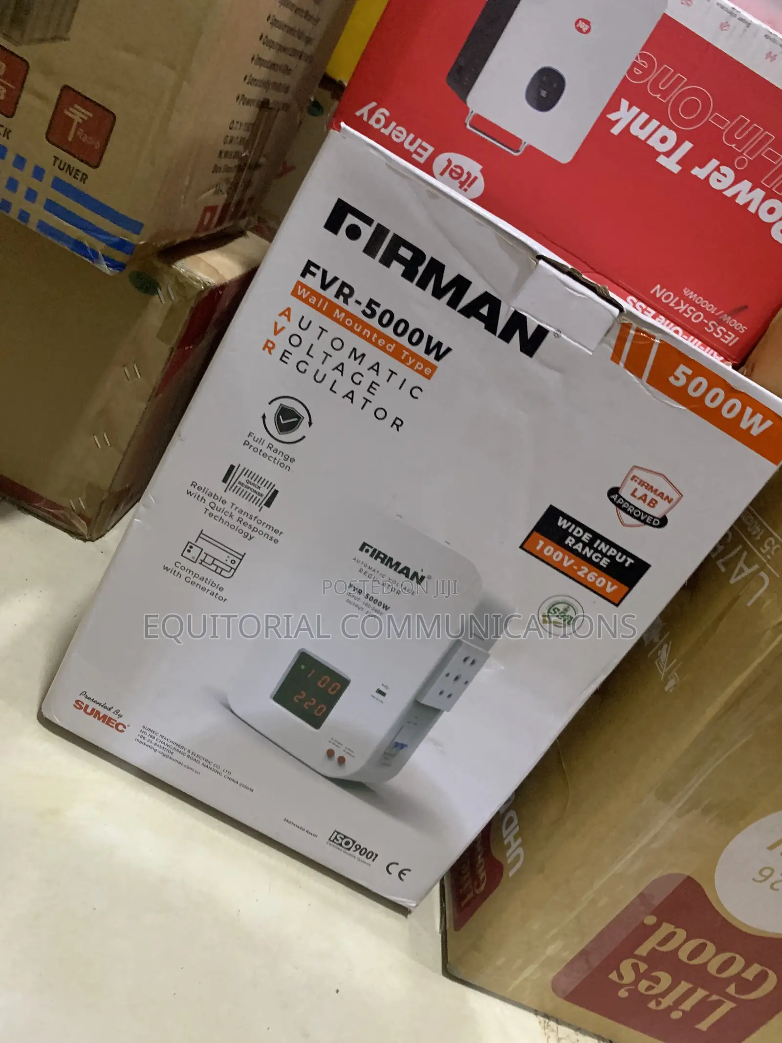 FIRMAN 5000W Wall Mount Stabilizer – Practical Protection for Your App