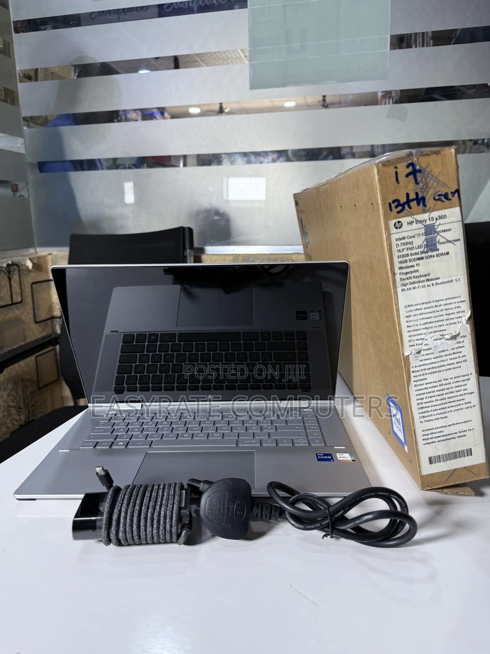 New Laptop HP Envy 15 16GB Intel Core i7 SSD 512GB