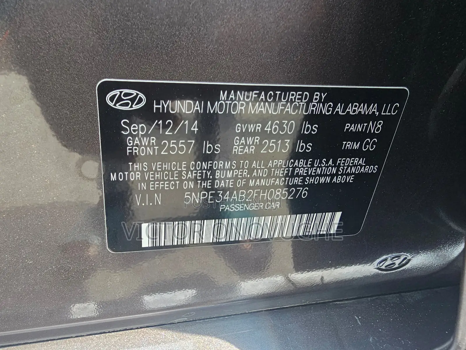 Hyundai Sonata Limited 2.0T 4dr Sedan (2.0L 4cyl Turbo 6A) 2015 Brown