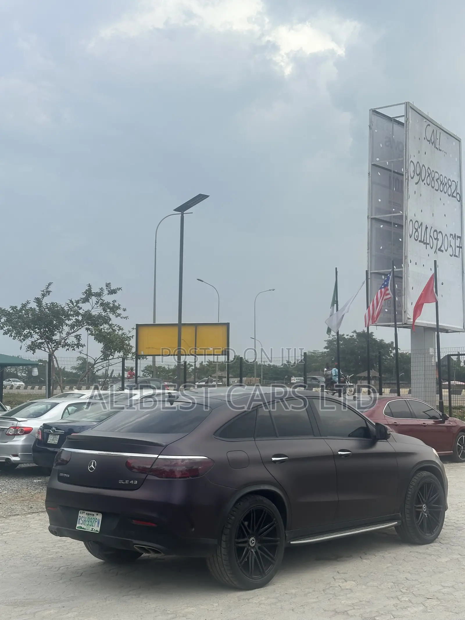 Mercedes-Benz GLE-Class 2018 Purple