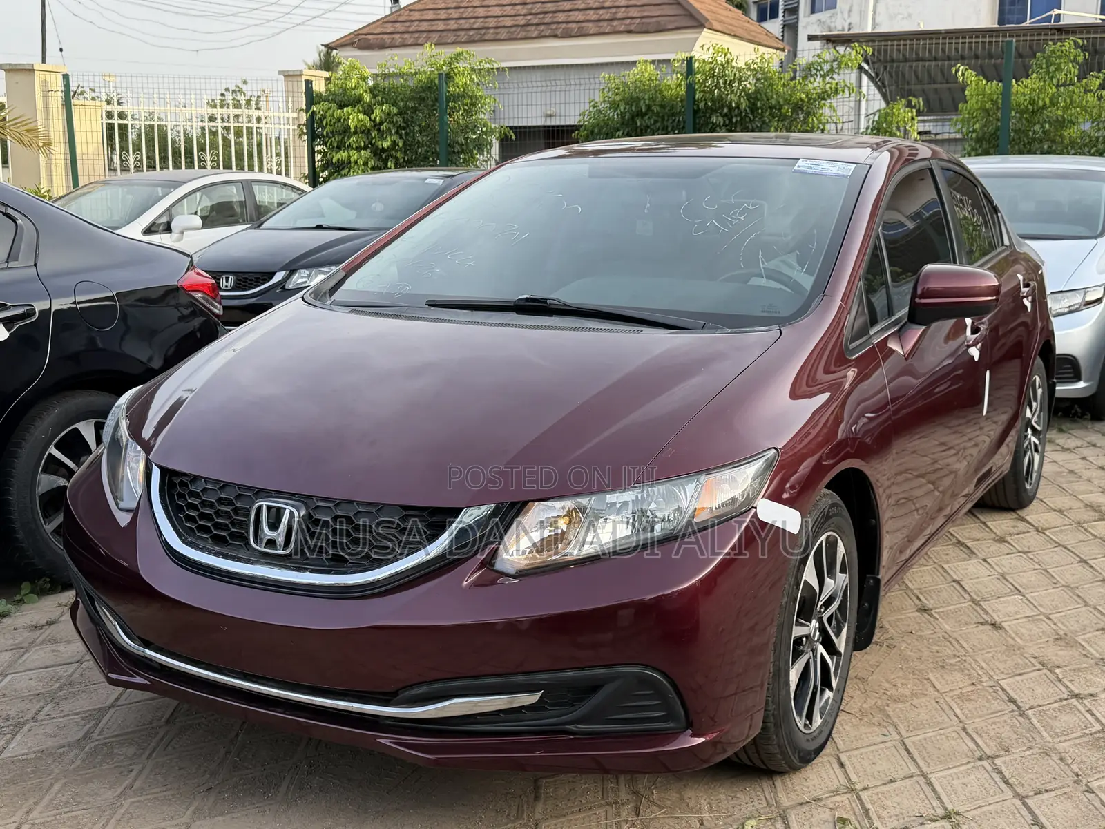 Honda Civic EX-L 4dr Sedan (1.8L 4cyl CVT) 2014 Burgundy