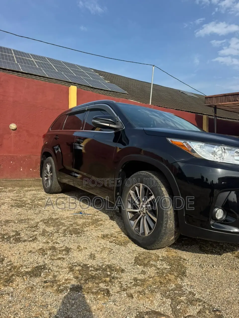 Toyota Highlander XLE 4x4 V6 (3.5L 6cyl 8A) 2018 Black