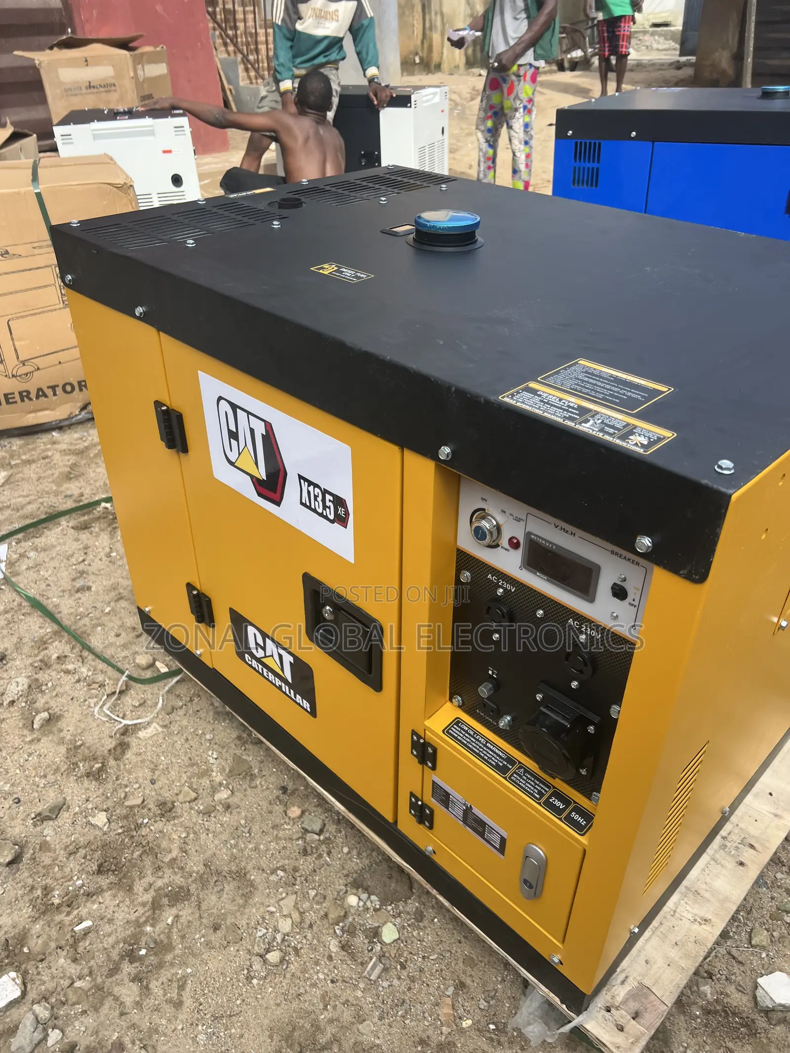CAT 13kVA Soundproof Diesel Generator 100% Copper Coil