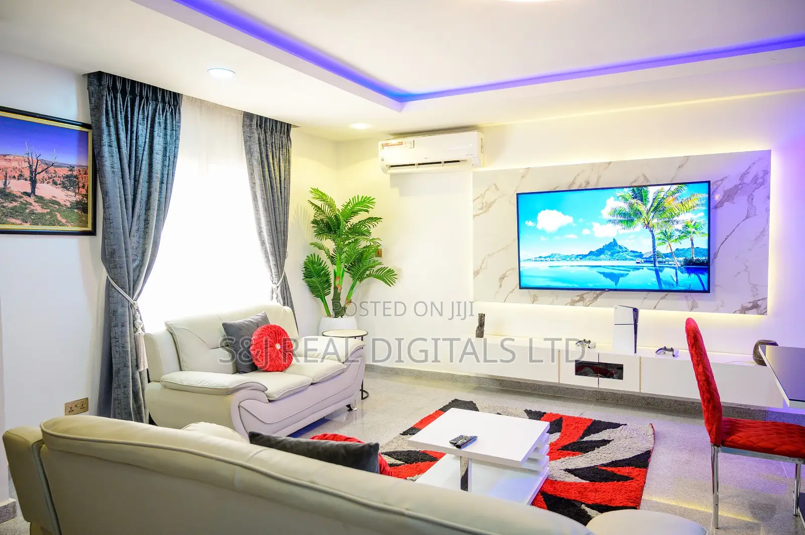 Furnished 3bdrm Apartment in Life Camp for rent