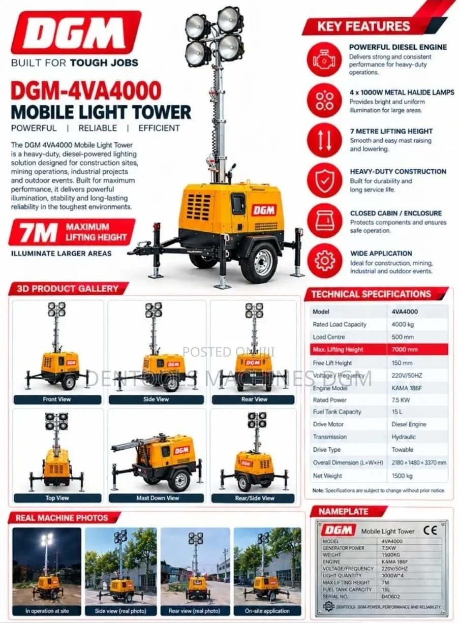 DGM Mobile Tower Light