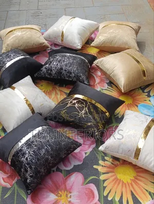 Gold and Black Classy Throw Pillows and Covers