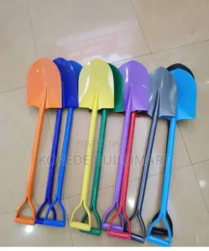 Heavy-Duty Steel Construction Hand Shovel
