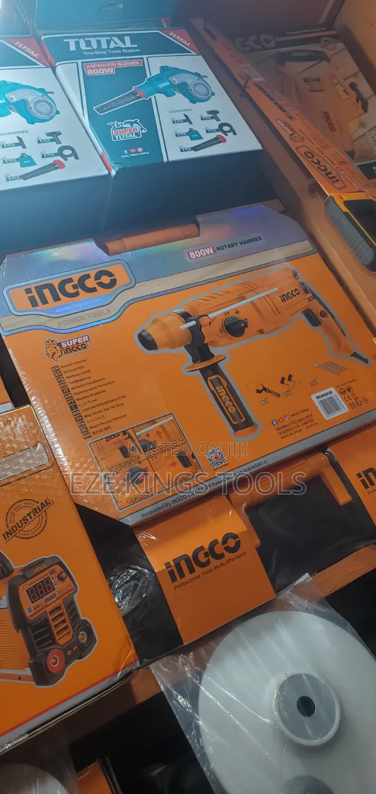 INGCO 800W Rotary Hammer Drill