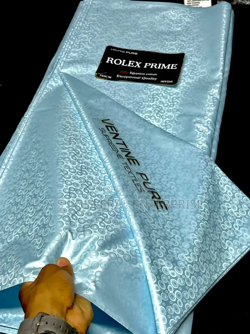 Rolex Prime Egyptian Cotton - Ventine Pure - 12K Per Yard