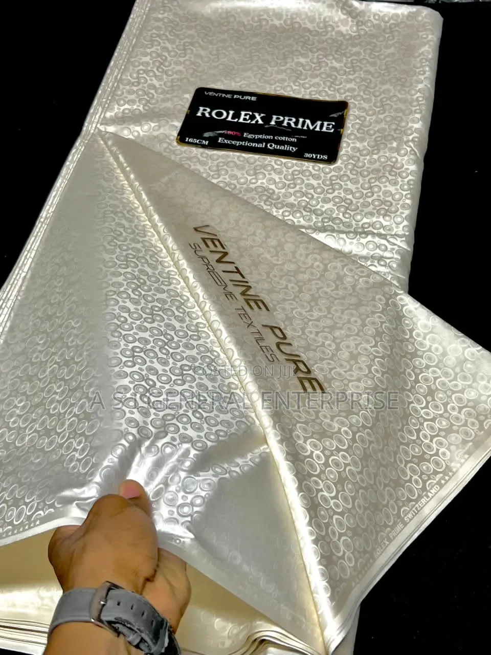 Rolex Prime Egyptian Cotton - Ventine Pure - 12K Per Yard