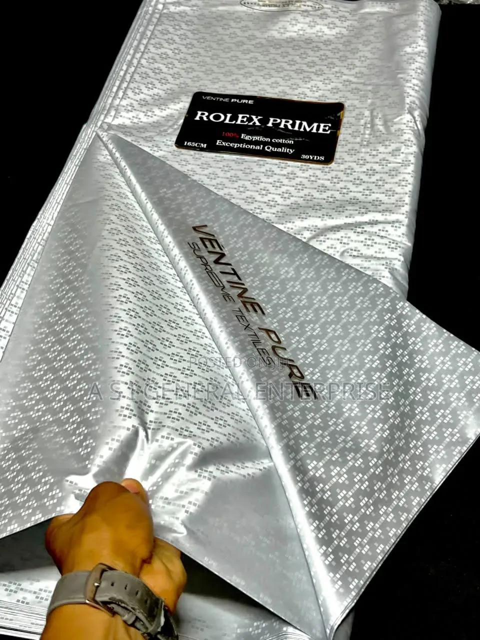 Rolex Prime Egyptian Cotton - Ventine Pure - 12K Per Yard