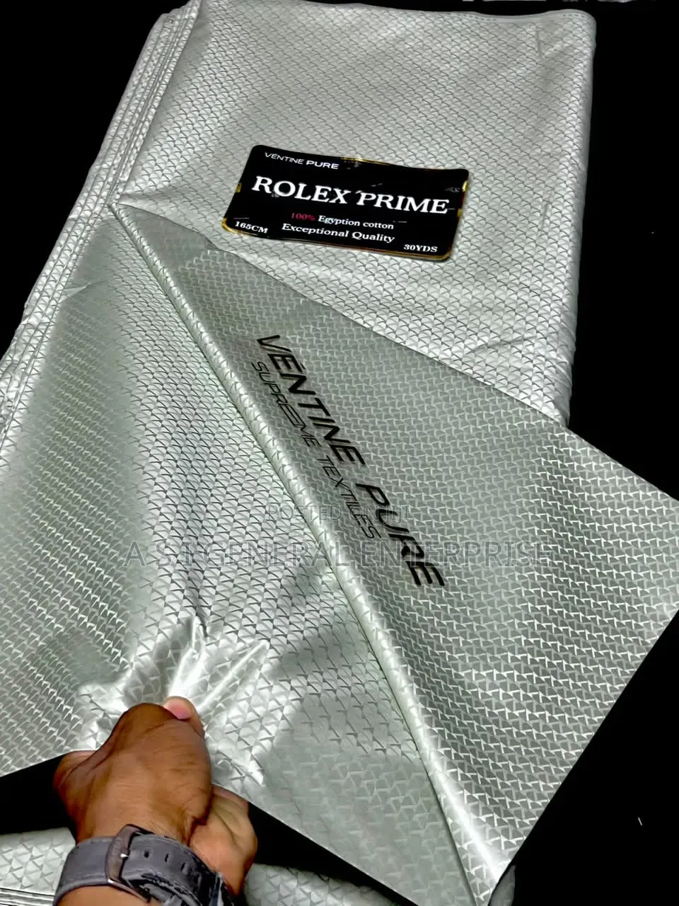 Rolex Prime Egyptian Cotton - Ventine Pure - 12K Per Yard