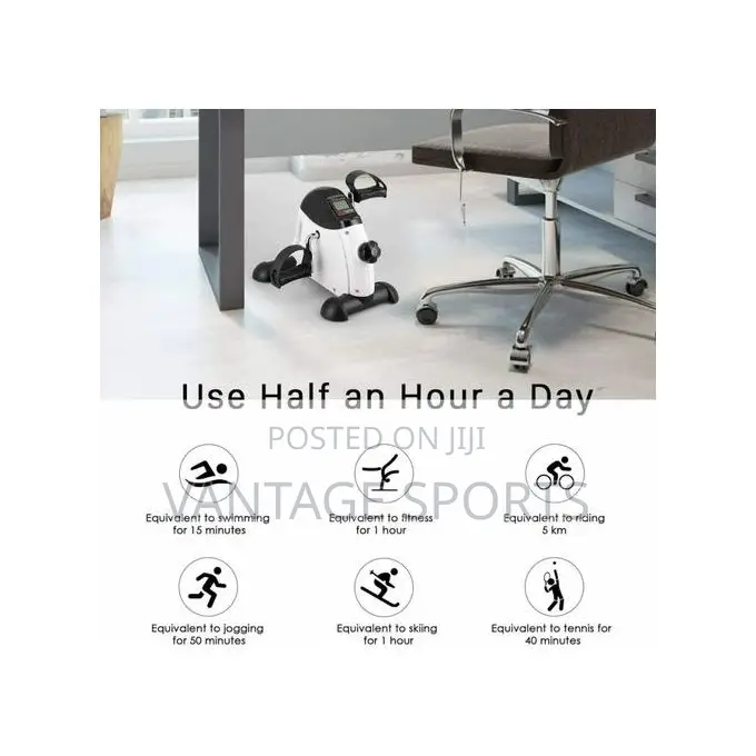 Portable Mini Exercise Pedal Bike - Indoor Leg & Arm Trainer