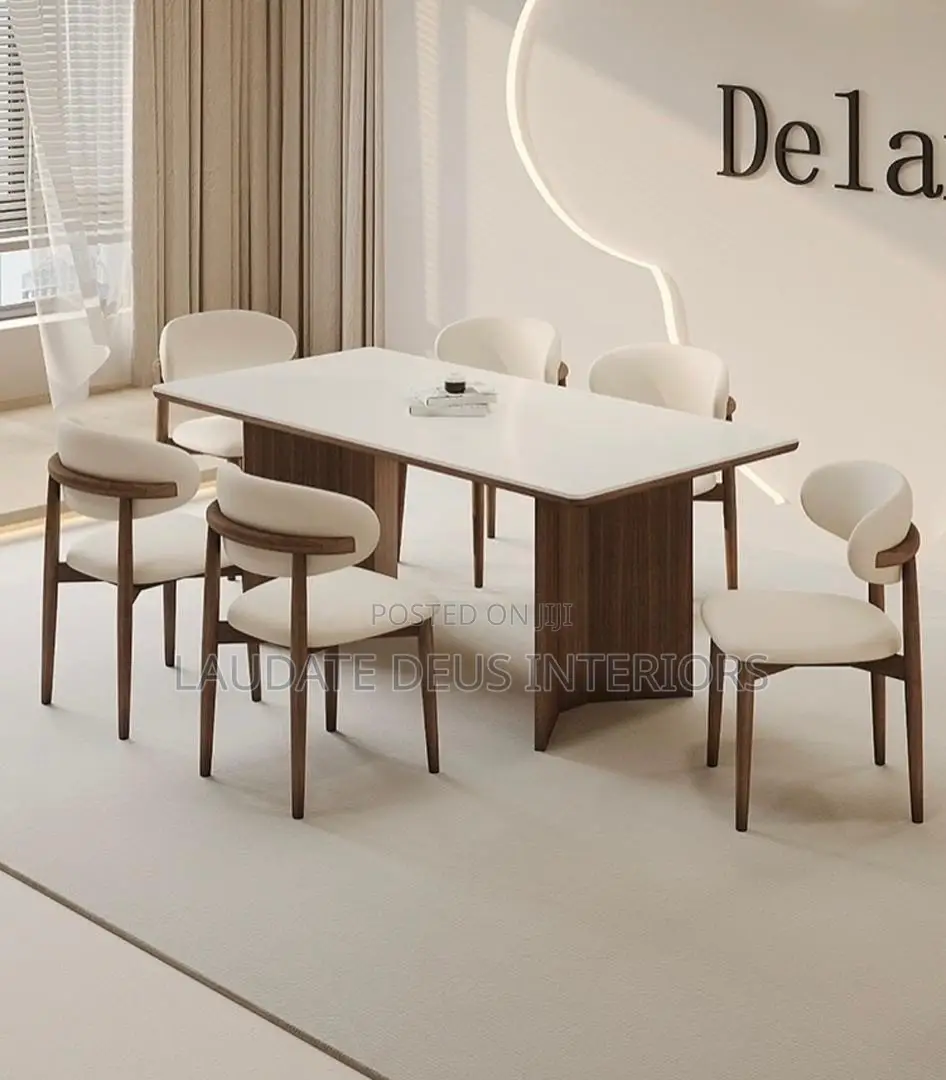 Exquisite Contemporary 6 Seaters Dining Table Hi