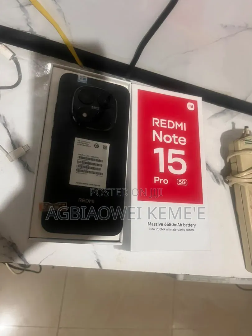 New Xiaomi Redmi Note 15 Pro 512 GB Black