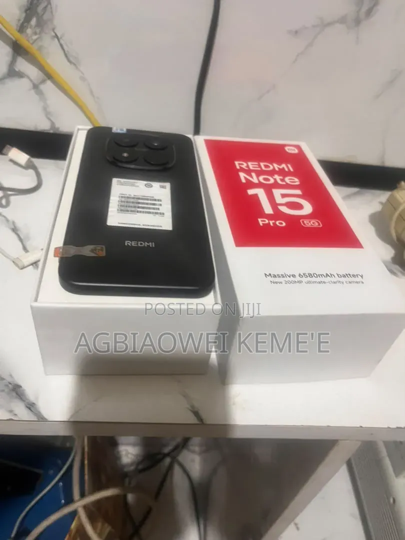 New Xiaomi Redmi Note 15 Pro 512 GB Black