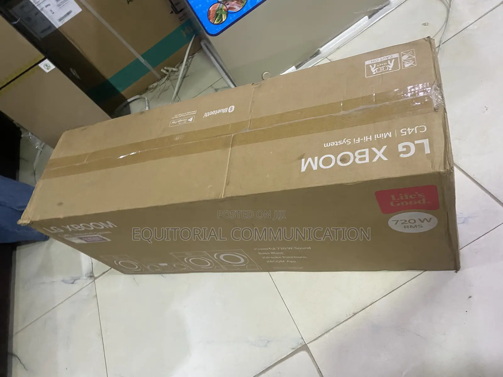 LG CJ45 XBOOM 720W Bluetooth Hi-Fi Music System