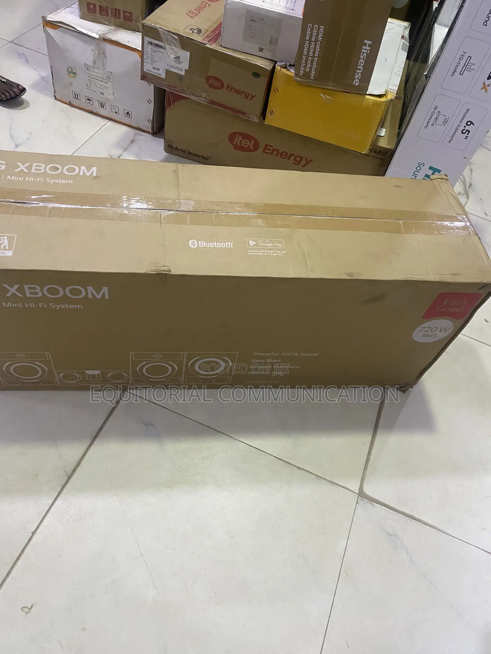 LG CJ45 XBOOM 720W Bluetooth Hi-Fi Music System