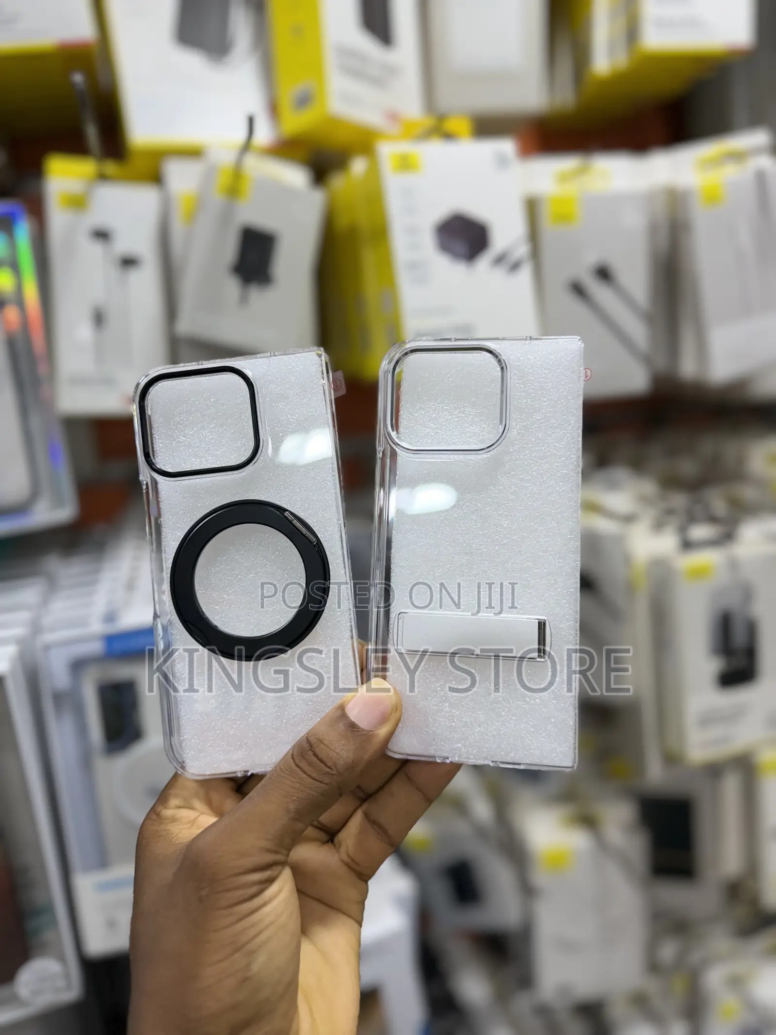 Google Pixel 11 Pro Fold Transparent Clear Case With 360rotation Stand