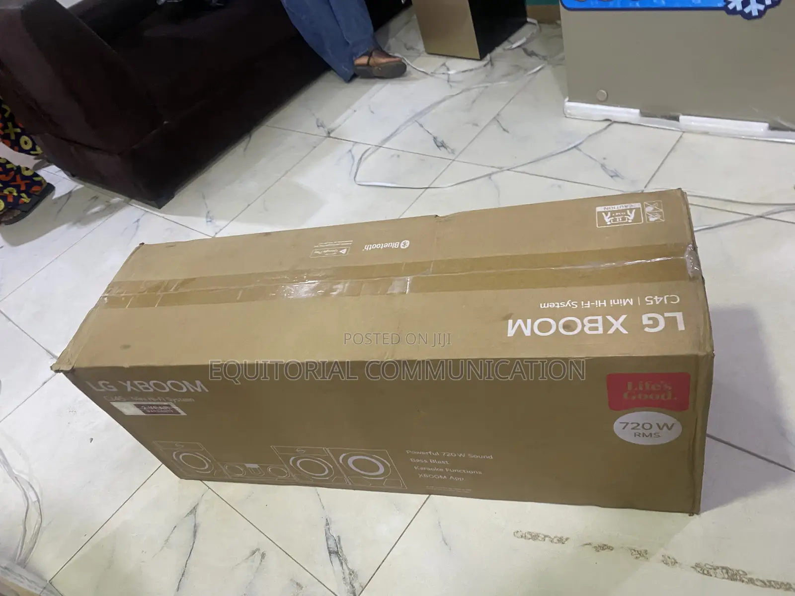 LG XBOOM CJ45 720W Bluetooth Party Sound System