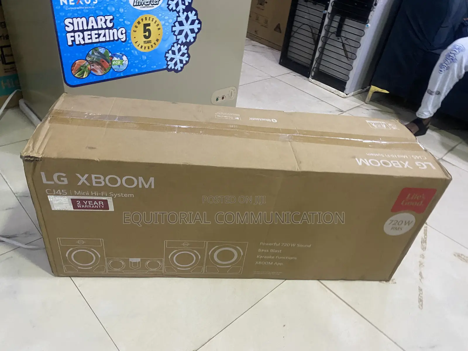 LG XBOOM CJ45 720W Bluetooth Party Sound System