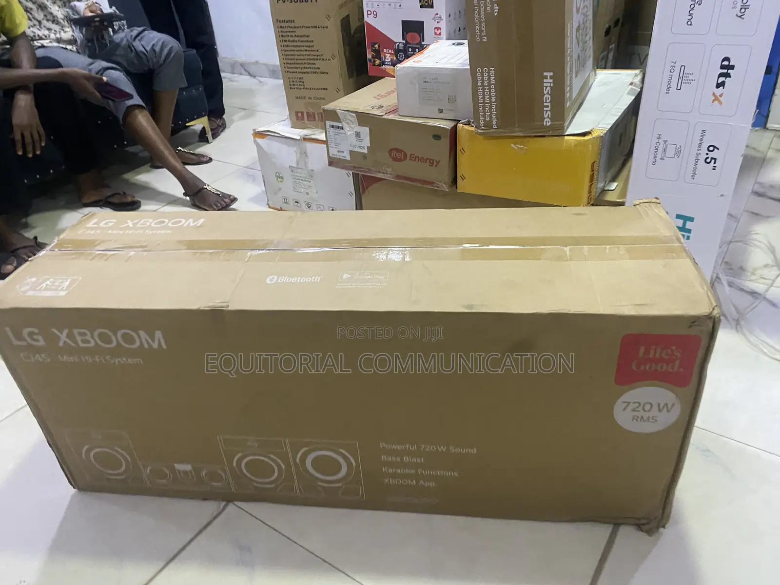 LG CJ45 XBOOM 720W Bluetooth Audio Entertainment System