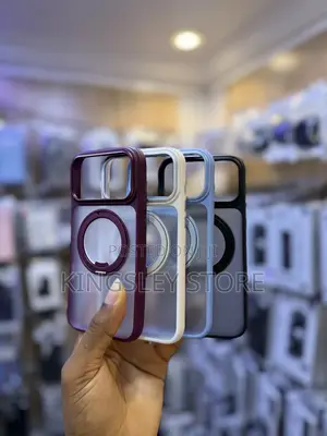 Metal Frame, 360 Rotating Stand Ring Protective Case for iPhone Series