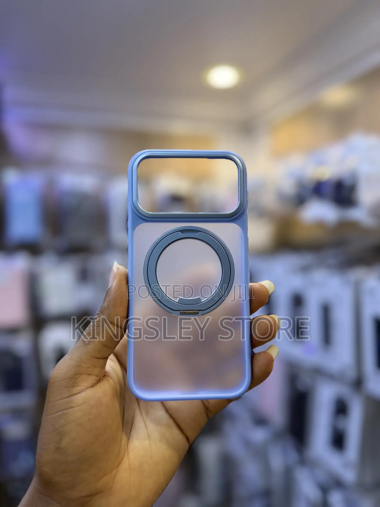 Metal Frame, 360 Rotating Stand Ring Protective Case for iPhone Series