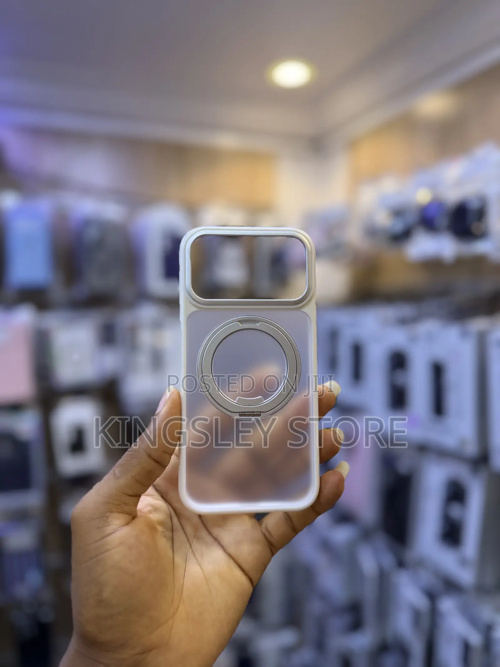 Metal Frame, 360 Rotating Stand Ring Protective Case for iPhone Series