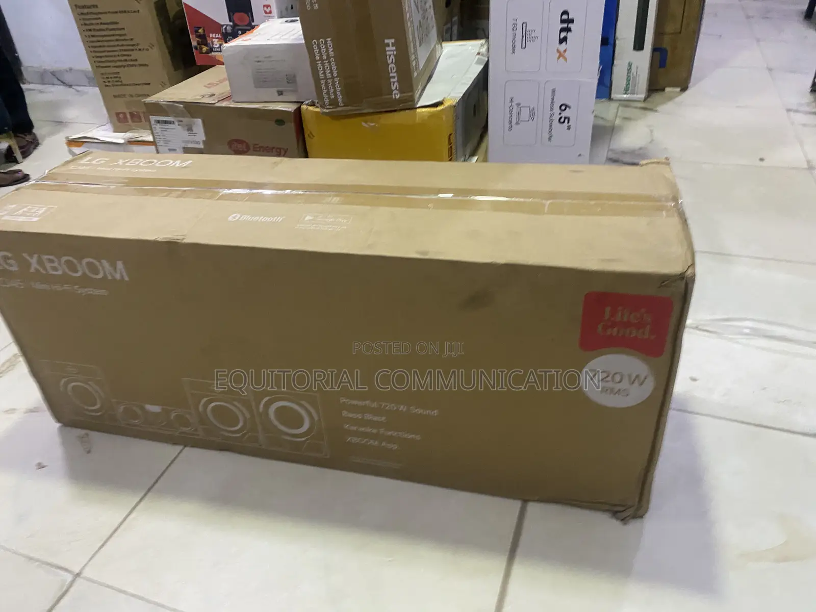 LG XBOOM CJ45 720W Bluetooth Music Player Hi-Fi System