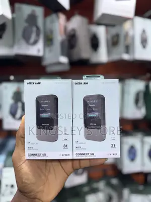 Green Lion Connect 5G Portable MiFi Router - Black