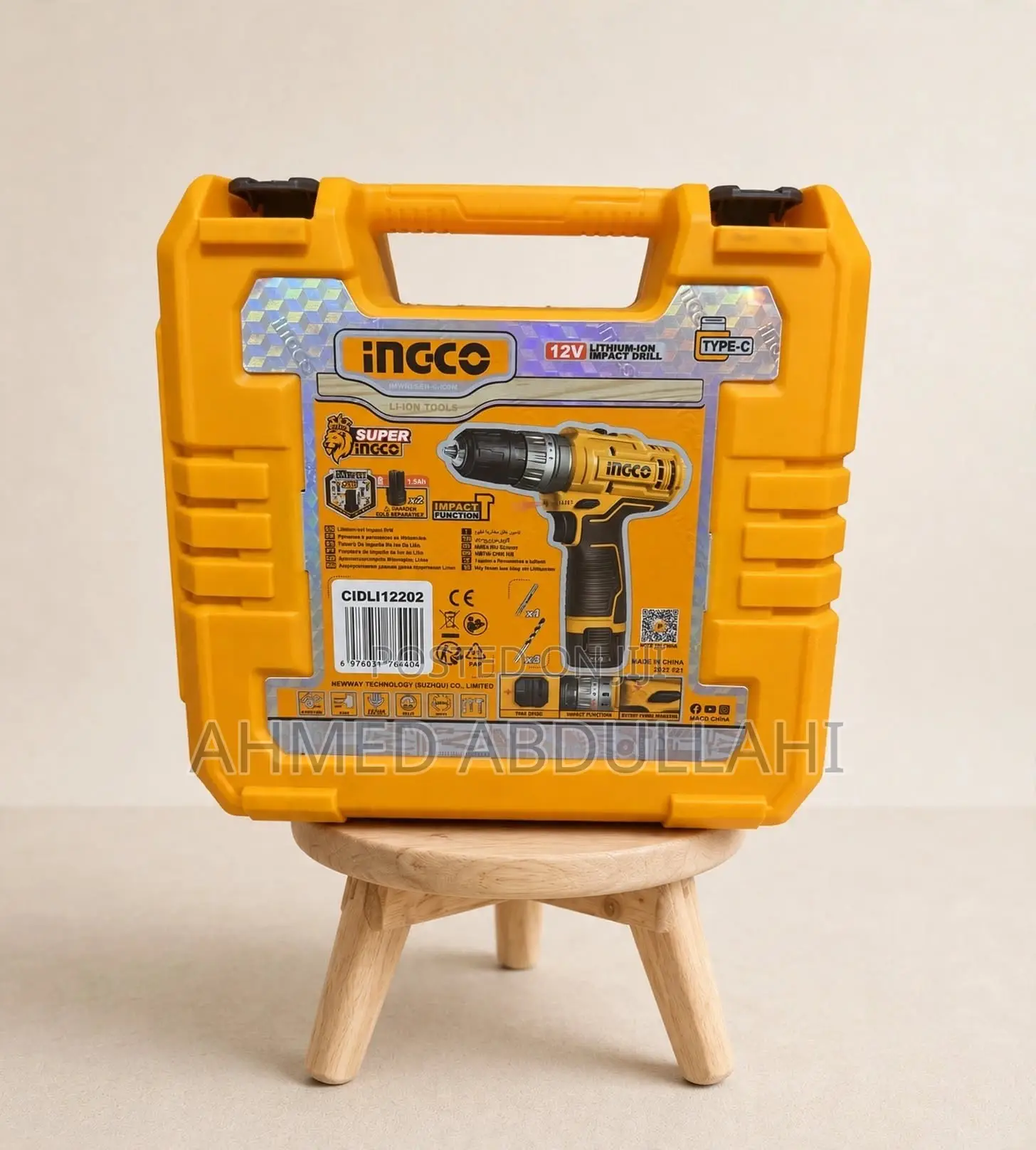 Ingco 12v Lithium-Ion Impact Drill