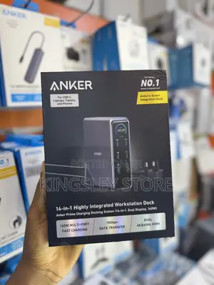 Anker Prime Charging Docking Station (14-in-1, Dual Display, 160W)