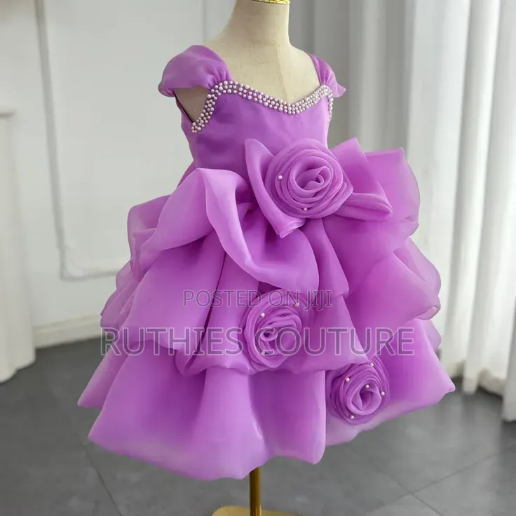 Bubble Steps Ball Gown for Girls, Kiddies Fashion