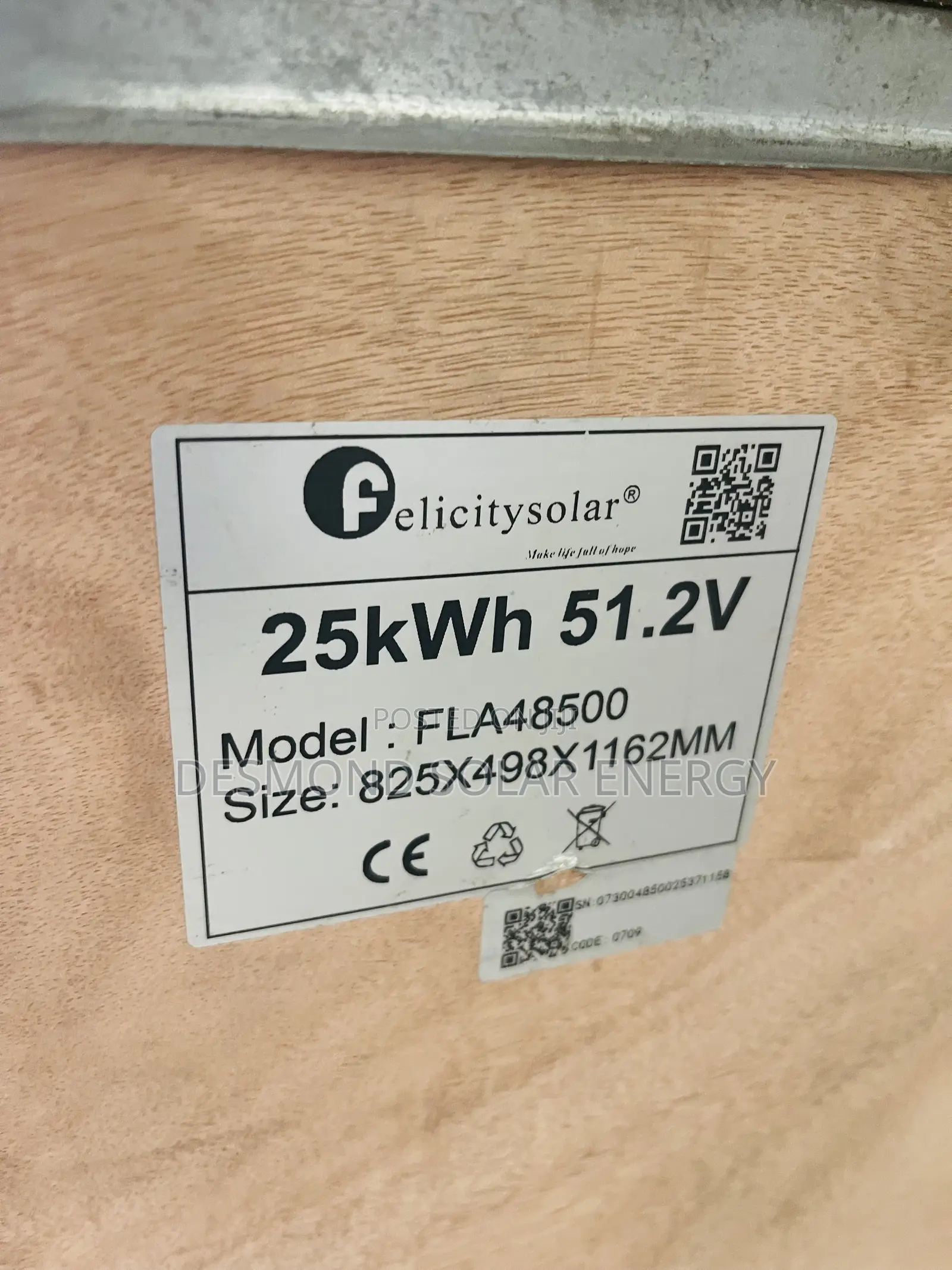 25kwh 51.2v Felicity Solar Lithium Ion Batteries Available Now