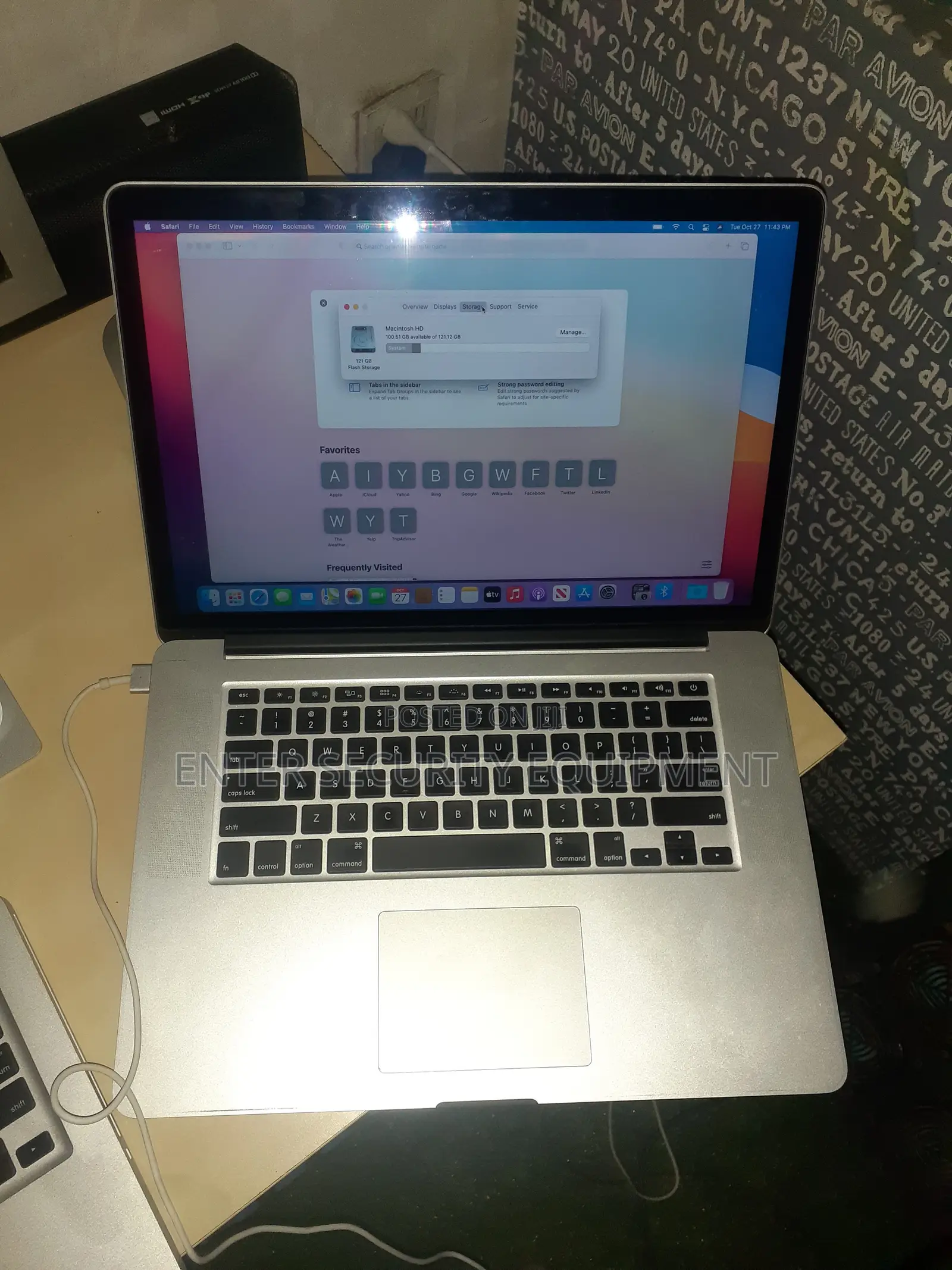Laptop Apple MacBook Pro 2013 8GB Intel Core i7 SSD 128GB