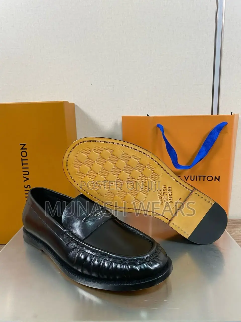 Luxury Louis Vuitton Loafers for Men Available in Brown and Black